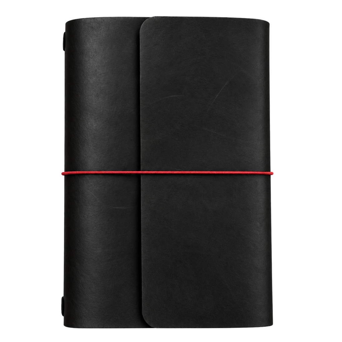 The Story – Refillable A5 Leather Notebook, Trifold | Black