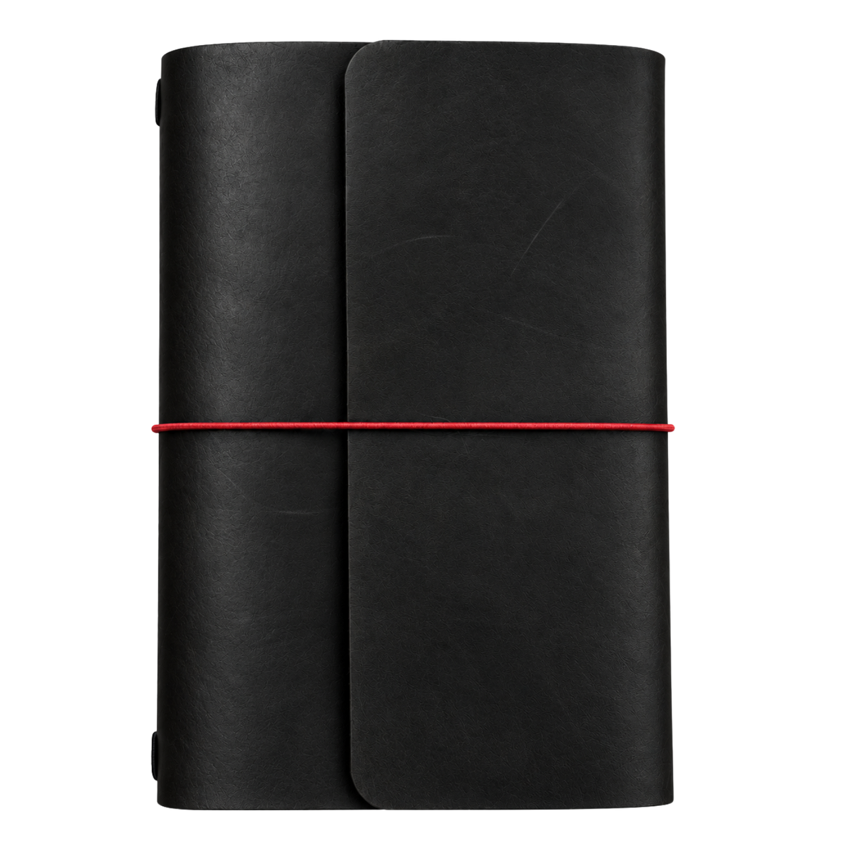 The Story – Refillable A5 Leather Notebook, Trifold | Black