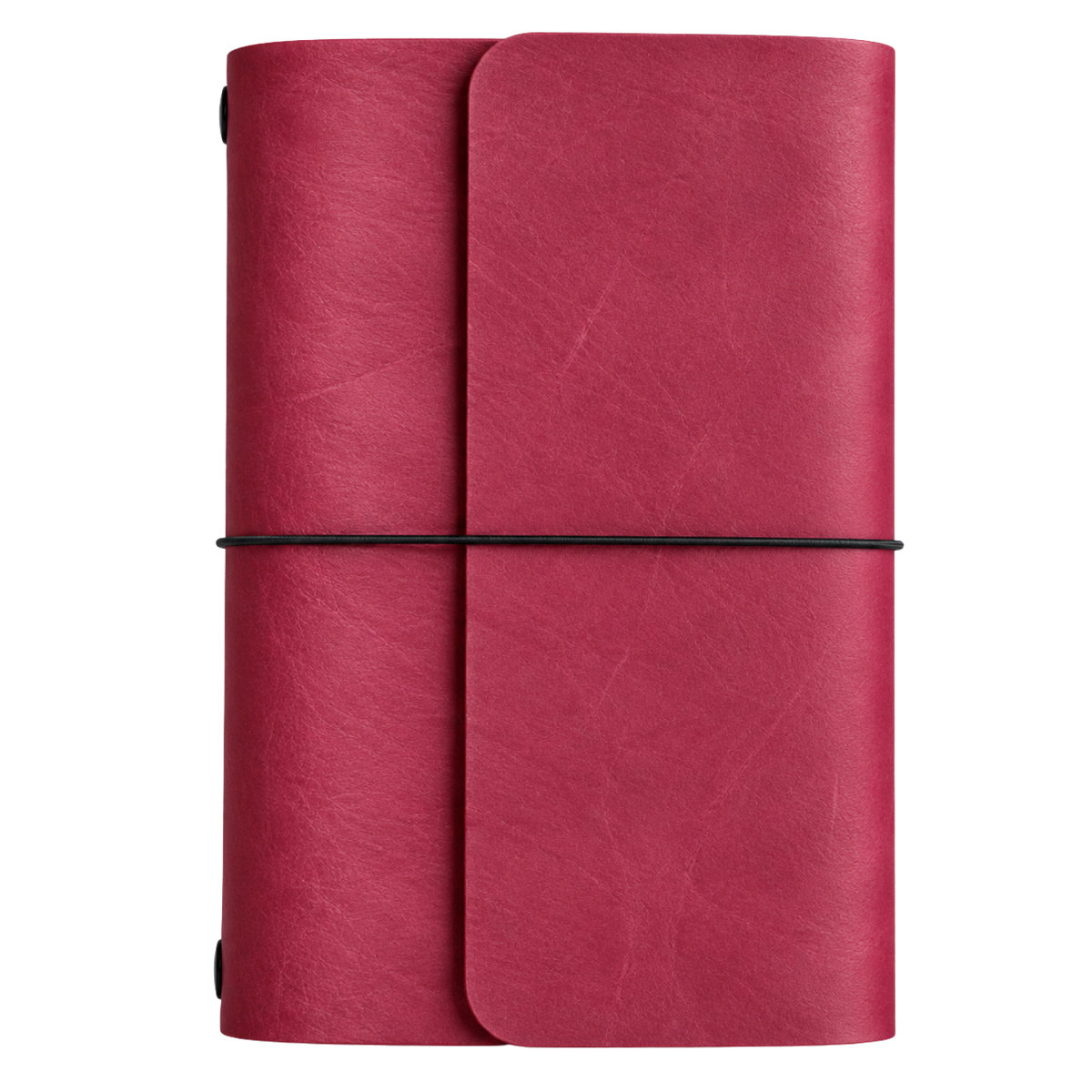 The Story - Refillable A5 Leather Notebook, Trifold | Berry
