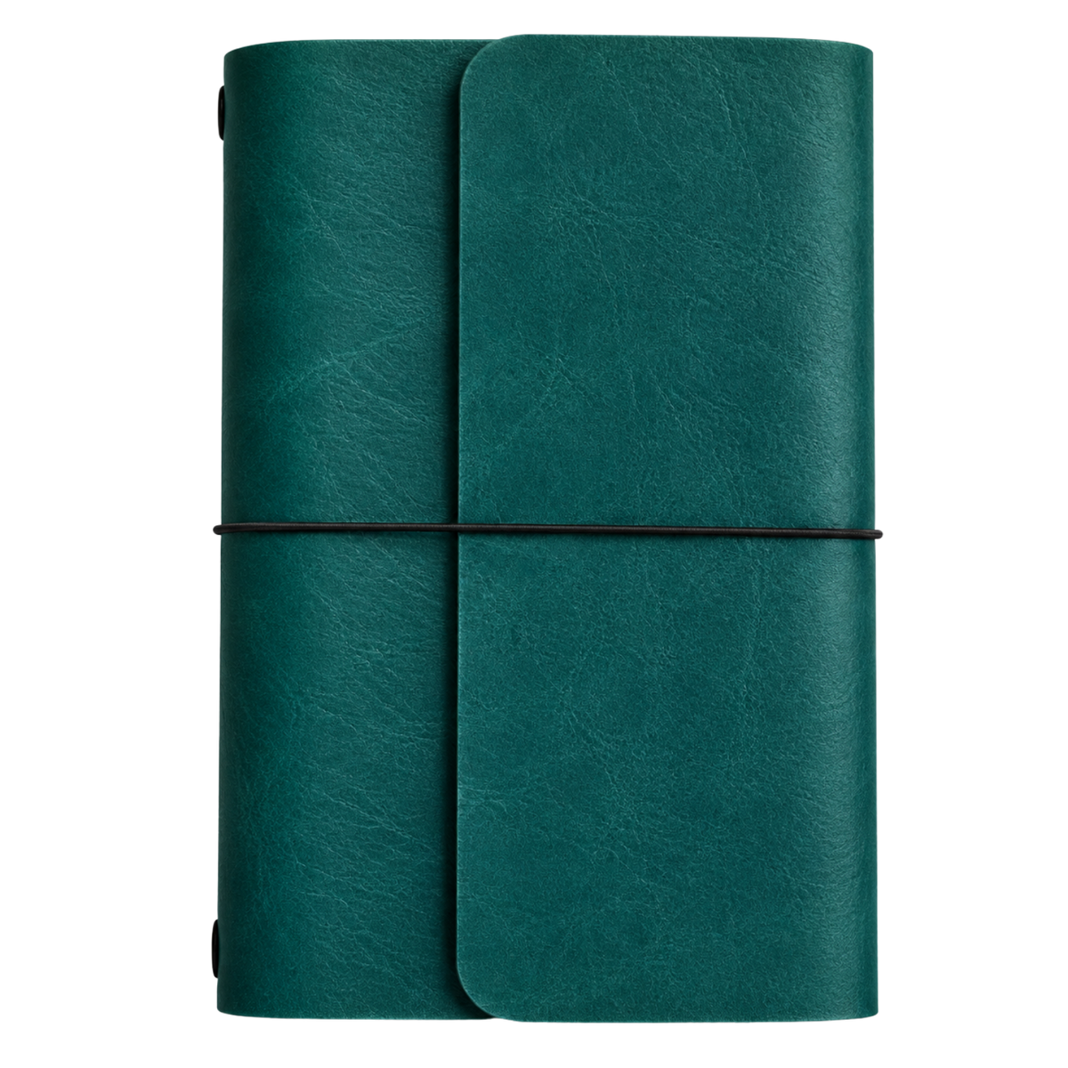 The Story - Refillable A5 Leather Notebook, Trifold | Dark Green