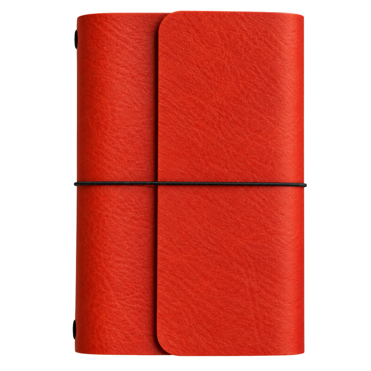 The Story - Refillable A5 Leather Notebook, Trifold | Red